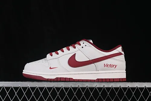 All categories Nk SB Dunk Series Nk SB Dunk Low High-end customized low-top sneakers Nike SB Dunk Low white and red hook low-top casual sneakers WR0620-117
